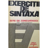 Exercitii de sintaxa - 1977 - Silviu Constantinescu ($T73)