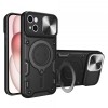 Husa pentru Apple iPhone 15, Techsuit, CamGuard Pro, Neagra