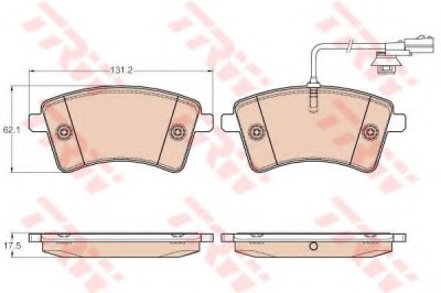Set placute frana,frana disc RENAULT KANGOO Express (FW0/1) (2008 - 2016) TRW GDB1941 foto
