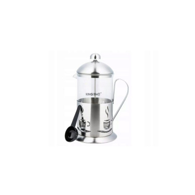 Infuzor pentru ceai si cafea, ceainic cu presa, capacitate 800 ml, din sticla, Kinghoff foto