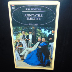 AFINITATILE ELECTIVE -J.W.GOETHE ED.RAO ANUL 2001