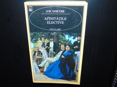 AFINITATILE ELECTIVE -J.W.GOETHE ED.RAO ANUL 2001 foto