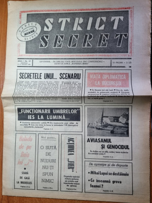 ziarul strict secret 8-15 ianuarie 1991 foto
