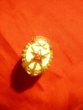 Insigna cu buton DOSAAF 1951 URSS Asistenta Tehnica in Aviatie,Marina , h=2,5cm