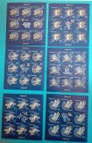 TIMBRE ROM&Acirc;NIA LP1900e /2011 ZODIAC I minicoală 8 timbre +1vinietă MNH, Nestampilat