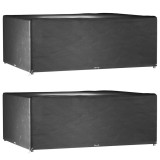 Cumpara ieftin Huse mobila gradina, 2 buc, 16 ocheti 300x250x90cm, rectangular