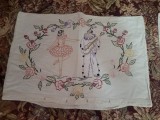 Față de Pernă Vintage Handmade, Decorativă, 50 Lei