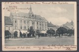 SATU MARE HOTEL DACIA CARTE POSTALA CIRCULATA 1926 FRANCATA FERDINAND UZUALE 50 BANI PORTOCALIU+PERECHE 2 LEI VERDE