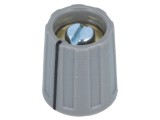 Buton Rotativ Negru cu Indicator ABS 6mm