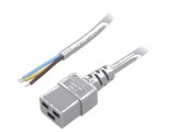 Cablu de alimentare 3x1,5mm2 IEC C19 mamă 5m gri