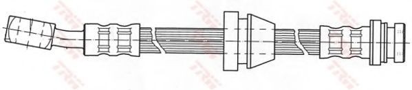 Conducta / cablu frana CHEVROLET SPARK (2005 - 2016) TRW PHD499