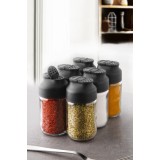 Set borcane depozitare alimente din sticla (6 bucati) MCH09118 Multicolor 5x9.5 cm