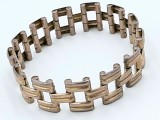 Superba bratara art deco veche manufacturata din argint