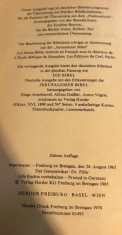 Die Bibel Die Heilige Schrift des Alten und Neuen Bundes ed. critica Herder 1969 foto