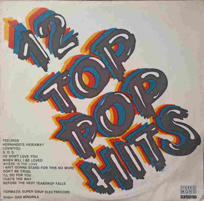 Disc vinil, LP. 12 TOP POP HITS-FORMATIA SUPER GRUP ELECTRECORD foto