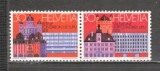 Elvetia.1974 Congres mondial postal Lausanne-pereche SH.86