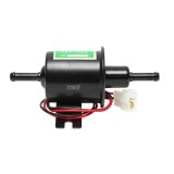 Pompa alimentare electrica HEP universala 12V 02A pentru motorina/benzina cu filtru, alama, 7 PSI, 115 L/H, 55 mm x 145 mm, racord 8 mm