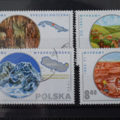 TS23 - Timbre serie Polonia - 1980 peisaje, fauna