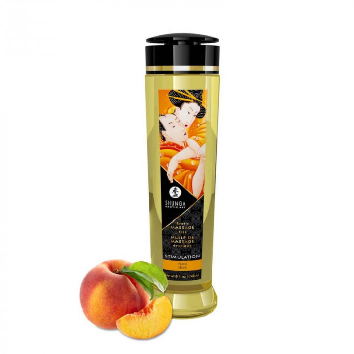 Ulei Pentru Masaj Shunga Organica Peach, 240ml