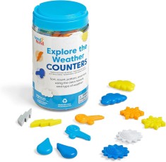 Joc de Sortat si Numarat &ndash; Descopera Vremea PlayLearn Toys