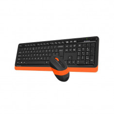 Kit tastatura si mouse A4Tech FG1010 Black Orange foto