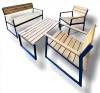 Set mobilier de terasa din lemn de stejar