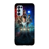 Husa compatibila cu Oppo A74 model Stranger Things The Massacre at Hawkins Lab, Silicon, TPU, Viceversa, Transparent, Carcasa