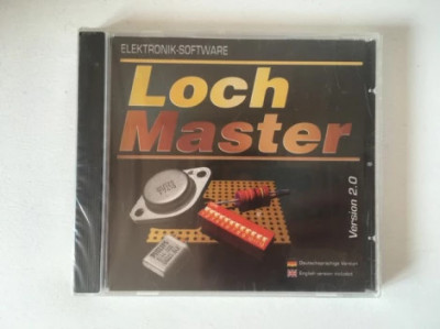 * Software Lochmaster version 2.0 Electronik-Software (in engleza si germana) foto