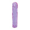 Realiste simple - Doc Johnson Jeleuri Cristaline Dildo Clasic 20 cm Violet Moale si Flexibil Textura cu Vene