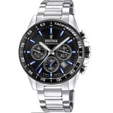 Festina 20560/5, Men's Watch 45mm Chronograph Battery with Silver Metal Bracelet