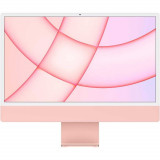 Sistem Desktop PC All-In-One Apple iMac 24&quot; (Mid 2021),&amp;nbsp;Apple M1, 8GB RAM, SSD 256GB, Apple M1 8-core GPU, macOS Big Sur, INT KB, Pink