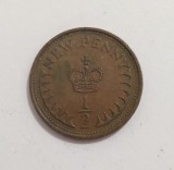 Marea Britanie - 1/2 New Penny 1971
