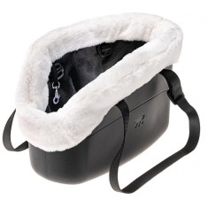 Geanta neagra Ferplast With Me Winter pentru caini si pisici foto