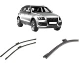 Cumpara ieftin Set 3 stergatoare AUDI Q5 Van (8RB) din 2008-2017, pentru parbriz si luneta fata si spate auto, Bosch Aerotwin-Aerotwin, din cauciuc siliconat reziste