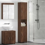 vidaXL Dulap de Baie cu ușă TULUM Stejar brun 37 x 31.5 x 203 cm 880358