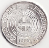 Moneda Argint Austria - 100 Schilling 1975 - Tratat de stat, Europa