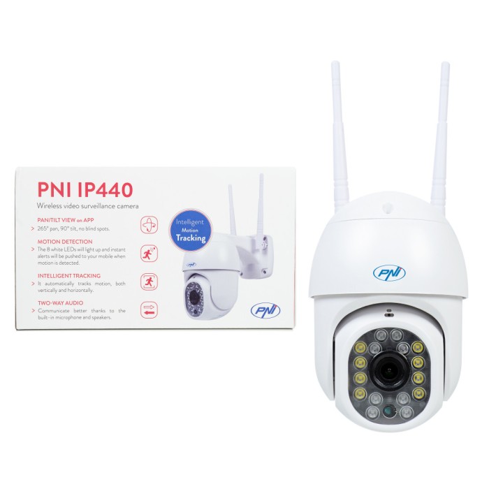 Resigilat : Camera supraveghere video wireless PNI IP440 WiFi PTZ, 4MP, zoom digit