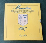Set de monetarie Mauritius 1987
