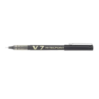 Roller Pilot V7 Hi-Tecpoint 0.7 mm Negru foto