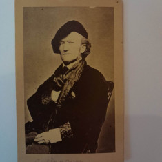 Foto CDV veche carton Richard Wagner compozitor muzica simfonie, de colectie