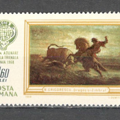 Romania.1968 Trienala de vanatoare Mamaia-Pictura ZR.281