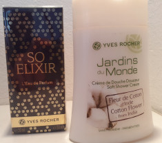 Parfum So Elixir, Yves Rocher, 50 ml + Gel dus Floare Bumbac cadou foto