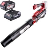 Raider RDP-BL20 + RDP-R20 - Suflanta de gradina 570 m3/h + Set 1 acumulator si incarcator Li-Ion 20 V 4 Ah