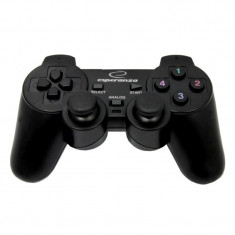 Gamepad PC cu vibratii EG102 Esperanza, conectare USB, 12 butoane, 2 joystick-uri analogice foto