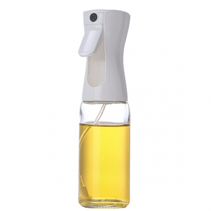 Pulverizator pentru ulei, otet sau alte lichide, flippy, reincarcabil, multifunctionale, capacitatea 200 ml, material plastic, culoare alb