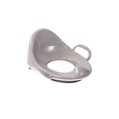 Reductor toaleta antiderapant cu spatar - Gri PlayLearn Toys foto