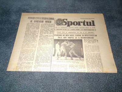 ZIARUL SPORTUL 24 NOIEMBRIE 1981 foto
