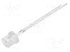 Dioda LED 5mm, albastru, concav, 2.9...3.6V, OPTOSUPPLY - OSB5SA5MC1B