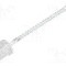 Dioda LED 5mm, albastru, plat, 2.9...3.6V, OPTOSUPPLY - OSB5SA57E1A