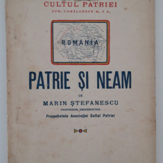 Carte veche Primul razboi mondial Marin Stefanescu Patrie si Neam Cultul Patriei